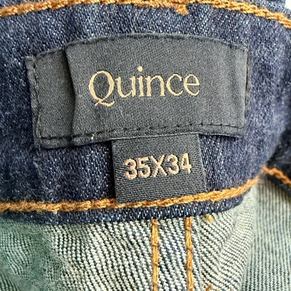 Quince Warren Stretch Slim Straight Jeans 35x34 - Picture 3 of 8